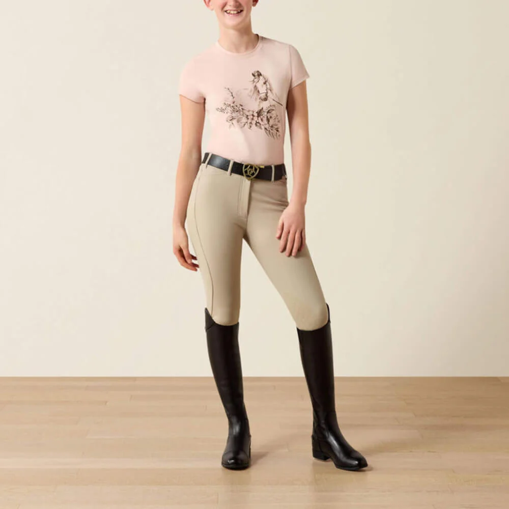 Ariat Girls Ethereal Equine T-Shirt Sepia Rose - 10071345 - Image 3