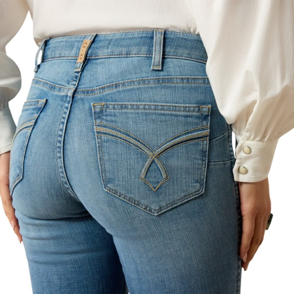 Ariat Womens High Rise Lorena Boot Cut Jeans - 10072978 - Image 5