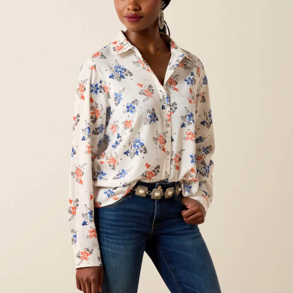 Womens Long Sleeve Western Tops