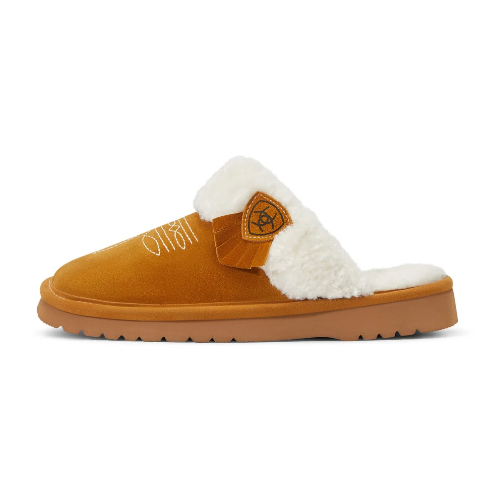 Ariat Womens Jackie Chestnut Square Toe Slippers - AR2829-200 - Image 3