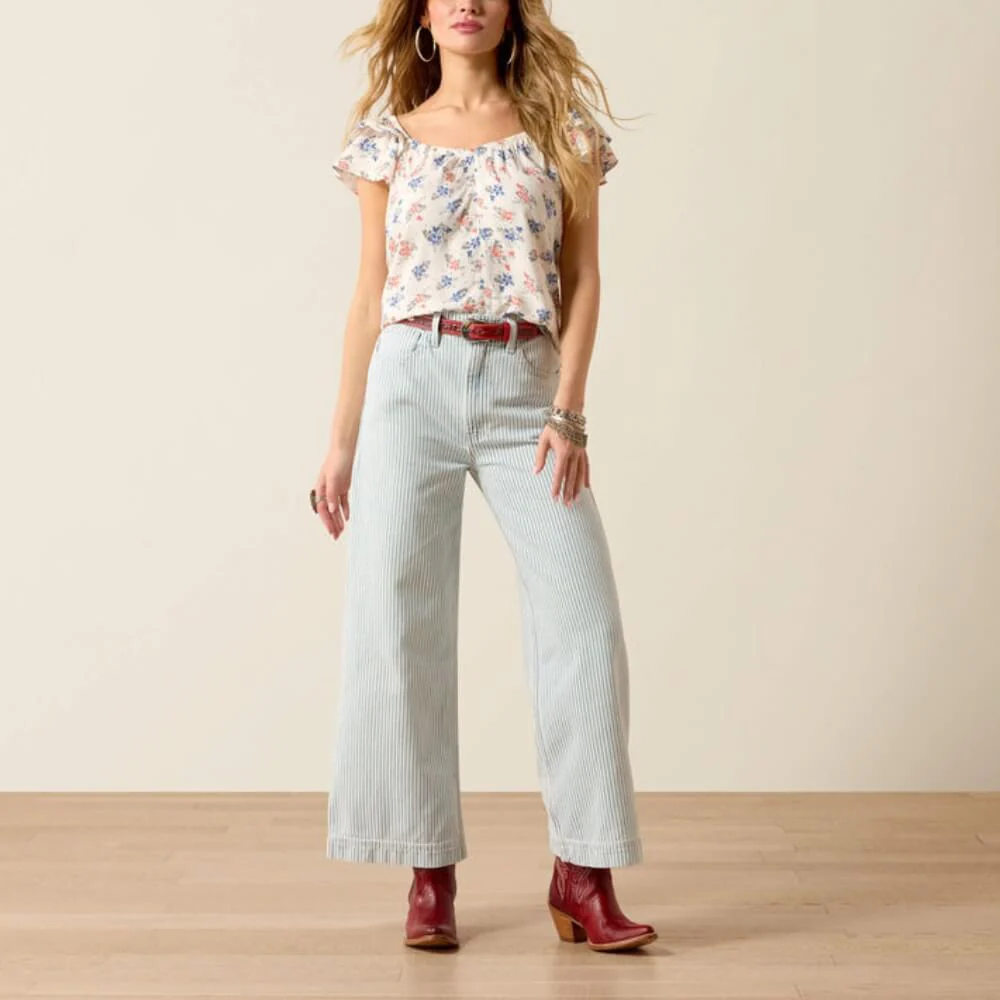 Ariat Womens Lynn Blouse Floral Print - 10071134 - Image 3