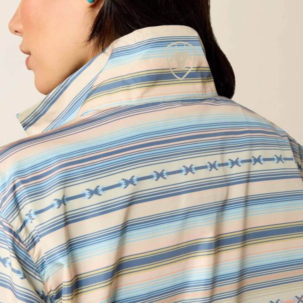 Ariat Womens Whisper Pullover Jacket Sunset Serape Stripe - 10071266 - Image 6