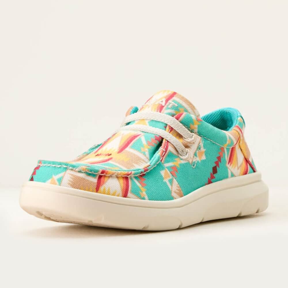 Ariat Youth Hilo Turquoise Shoes - 10053797 - Image 3