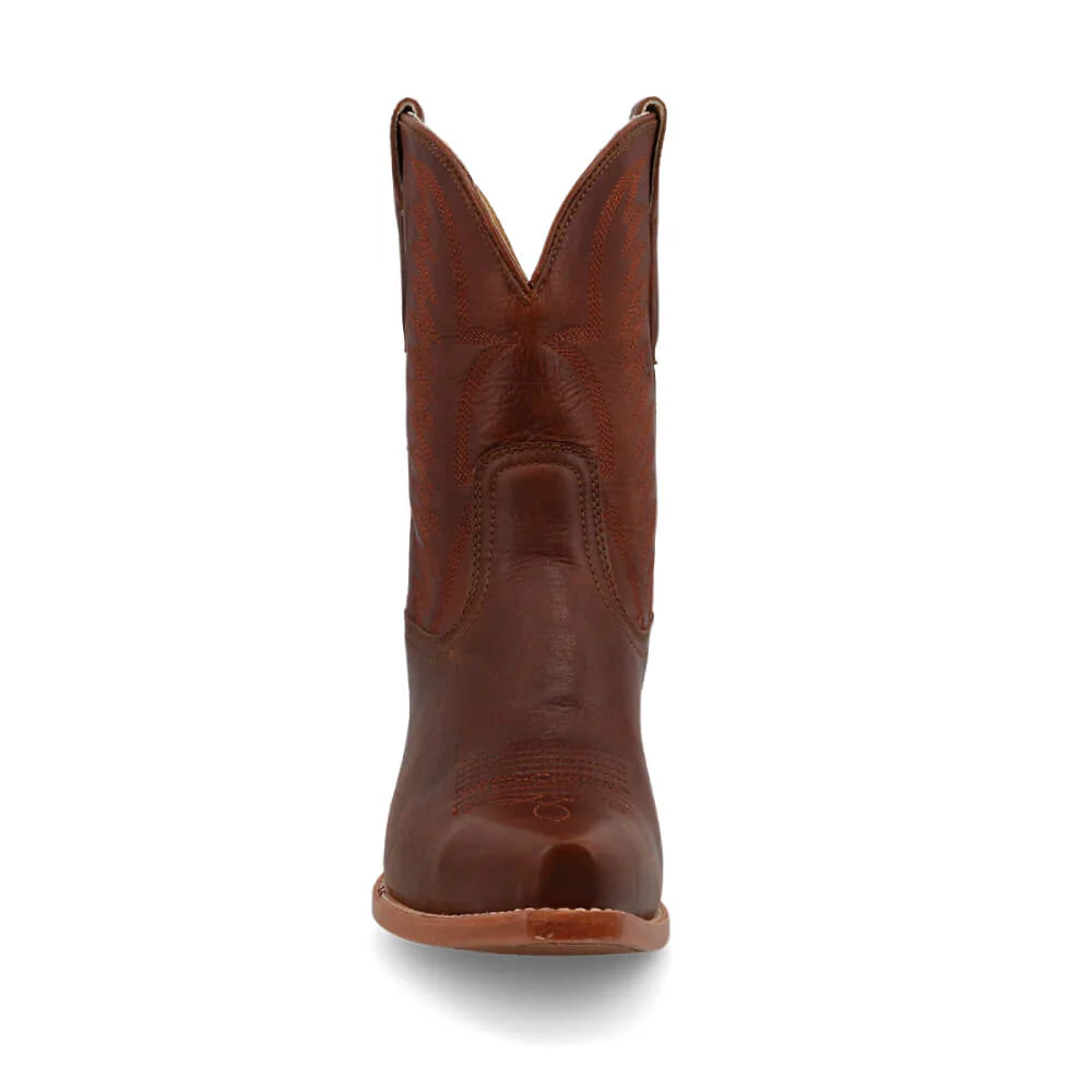 Black Star Womens Murphy Western Boots Chestnut - WBSN043 - Image 4