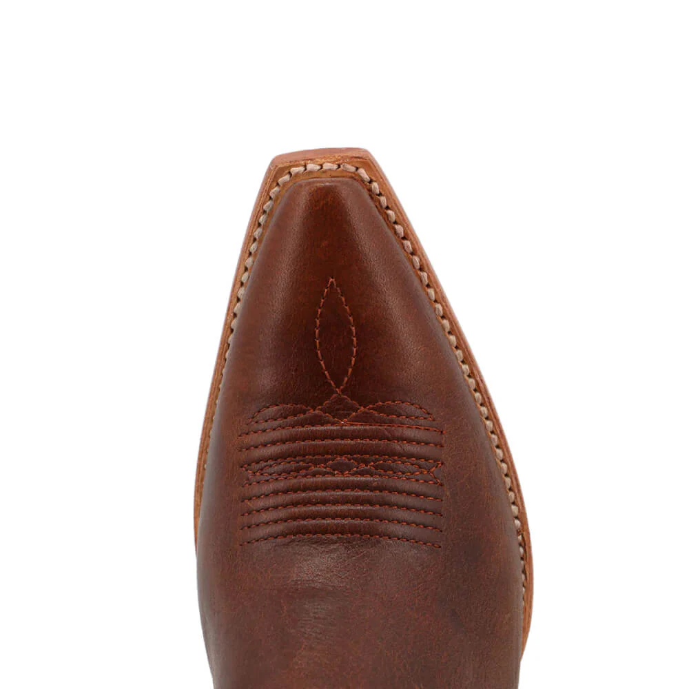 Black Star Womens Murphy Western Boots Chestnut - WBSN043 - Image 5