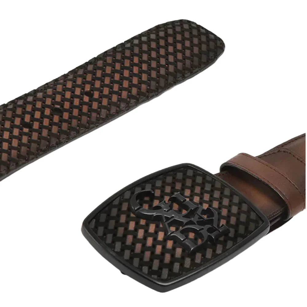 Cuadra Mens Bovine Western Belt Honey Brown - BC343 - Image 3