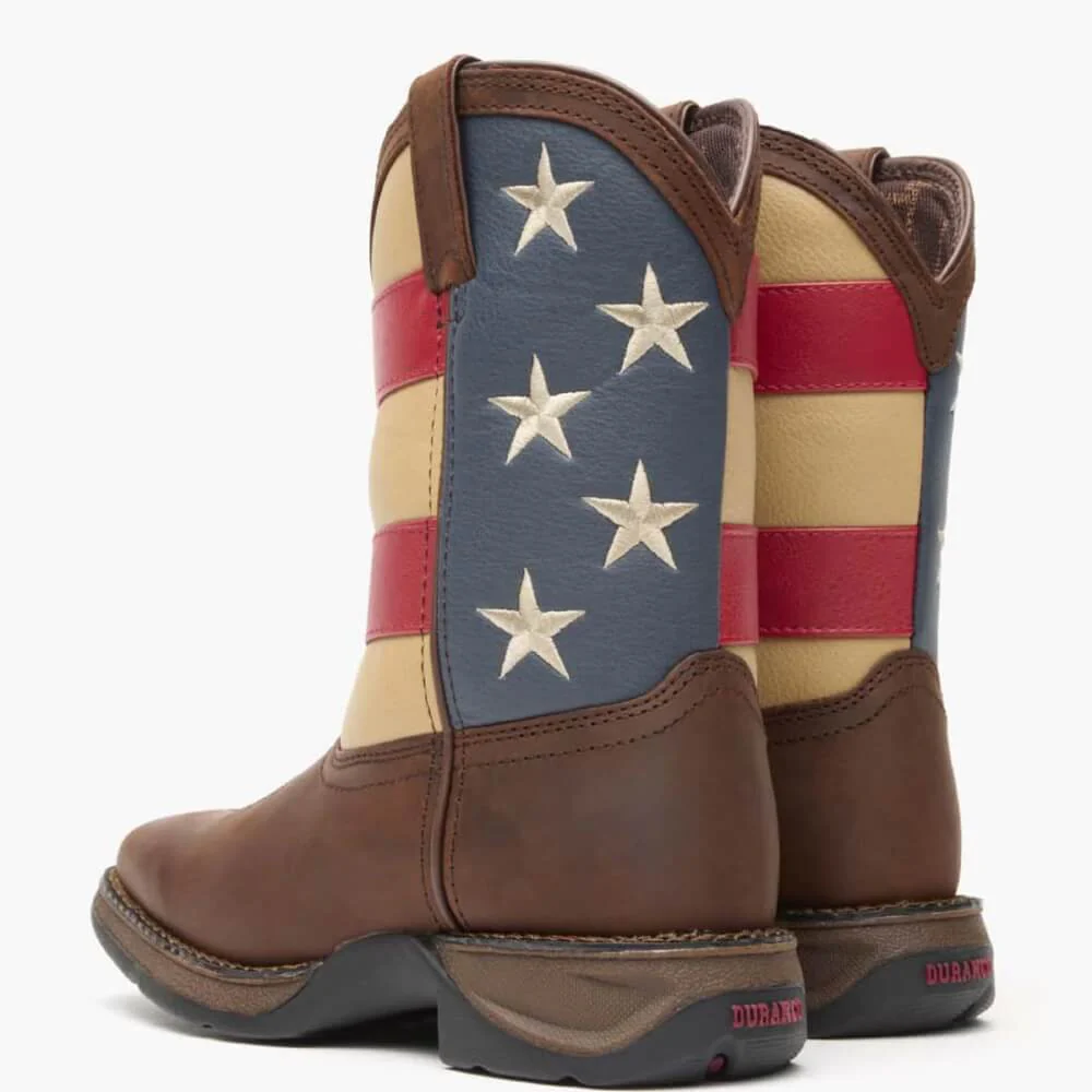 Durango Lil' Kids Rebel Patriotic Western Boots - DBT0160 - Image 3