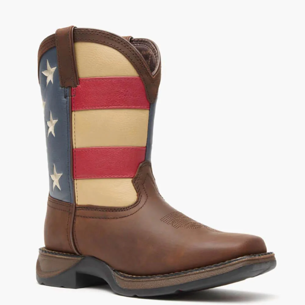 Durango Lil' Kids Rebel Patriotic Western Boots - DBT0160 - Image 4