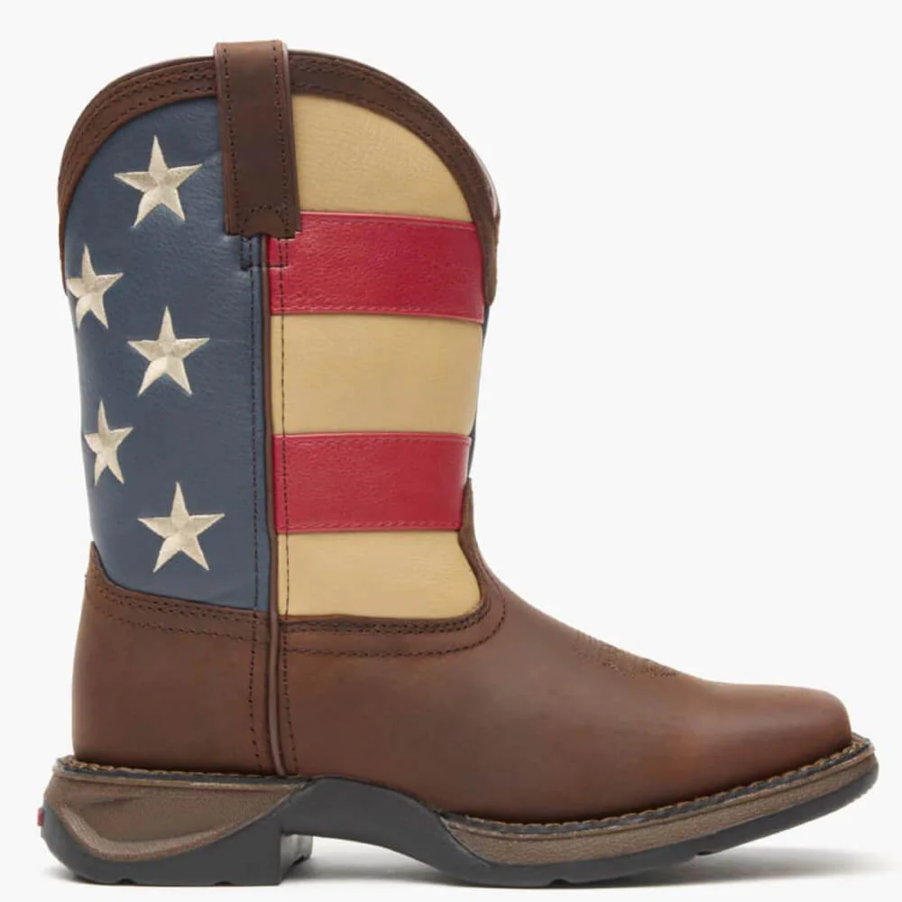 Durango Lil' Kids Rebel Patriotic Western Boots - DBT0160 - Image 5