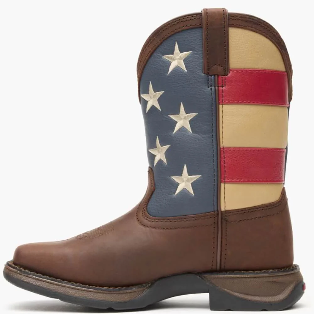 Durango Lil' Kids Rebel Patriotic Western Boots - DBT0160 - Image 6