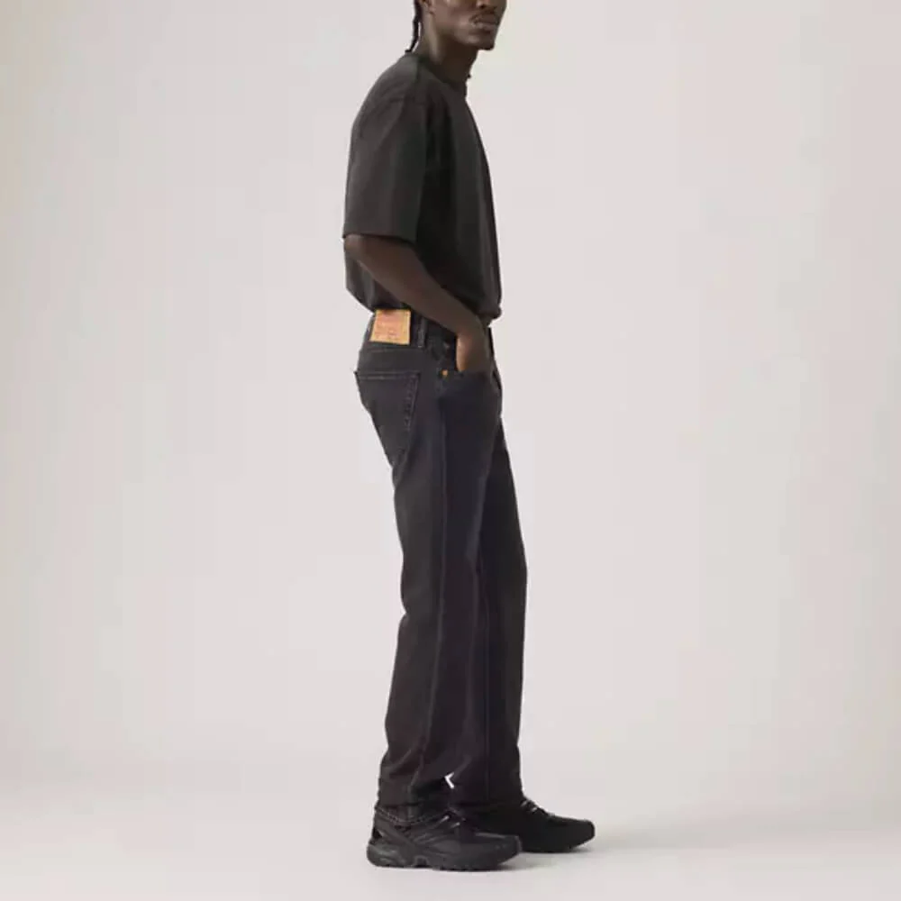 Levi's Mens 501® Original Fit Jeans Filbert Nights - Black - 005013793 - Image 3