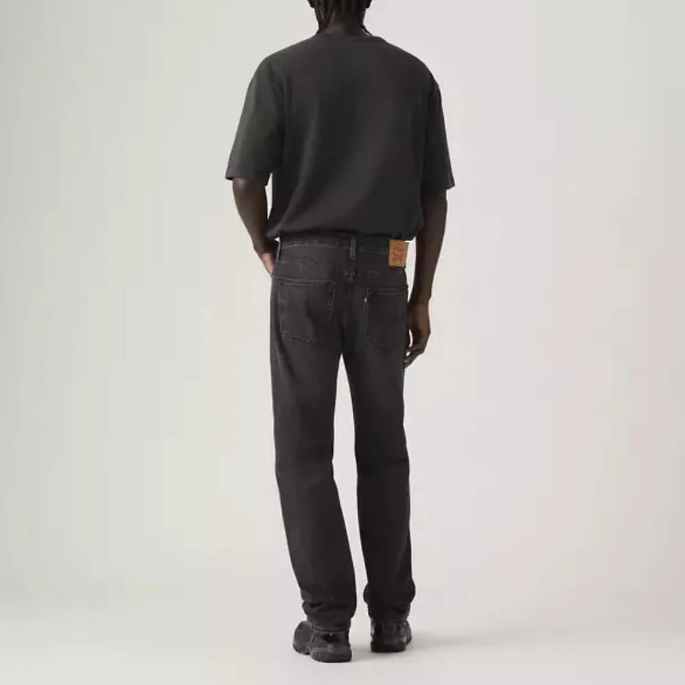 Levi's Mens 501® Original Fit Jeans Filbert Nights - Black - 005013793 - Image 4