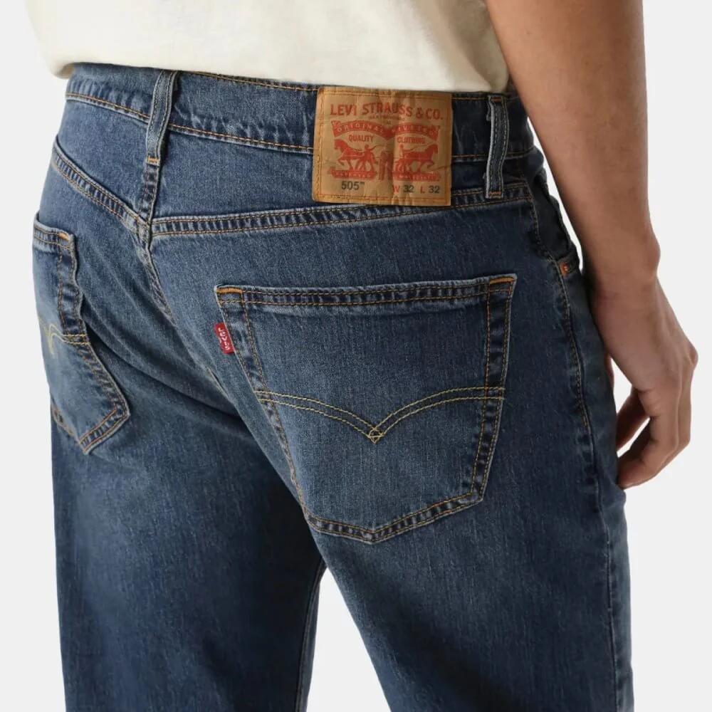Levi's Mens 505™ Regular Fit Jeans - 005053281 - Image 5