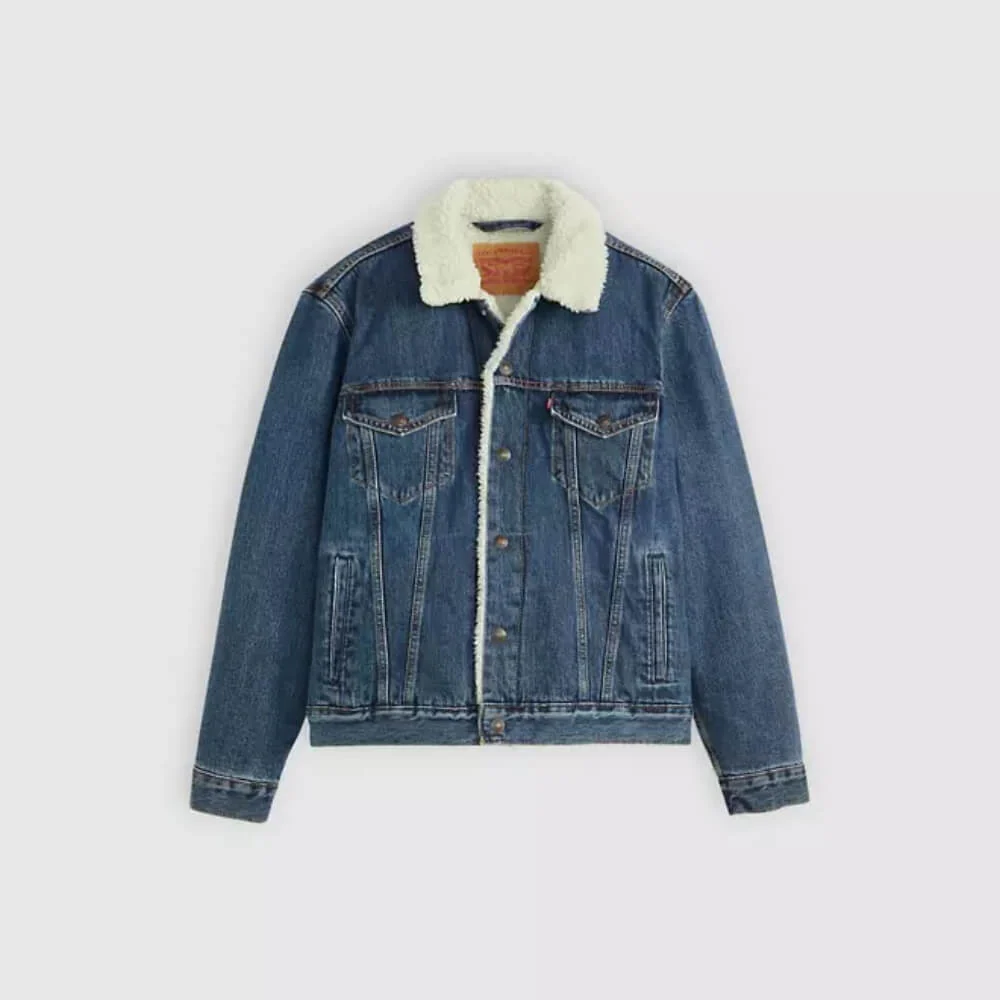 Levi's Mens Type III Trucker Jacket Ark Stonewash - 163650286 - Image 4