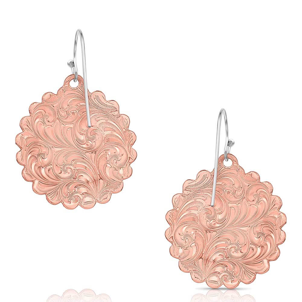 Montana Silversmiths Womens Emma's Sunlight Earrings Rose Gold - ER5836RG - Image 4