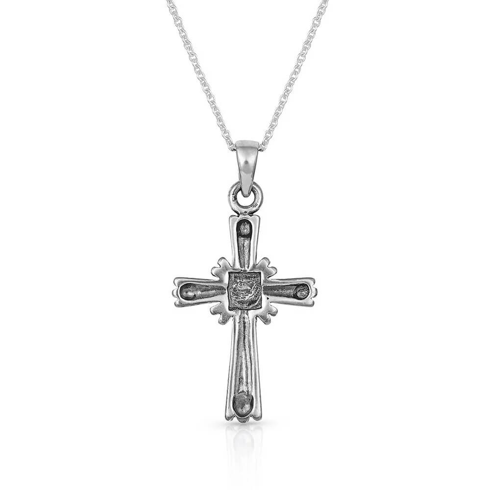 Montana Silversmiths Womens Faith Beaming Cross Necklace - NC4911 - Image 3