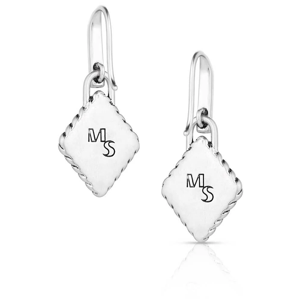 Montana Silversmiths Womens High Noon Cobblestone Earrings - ER6127 - Image 4