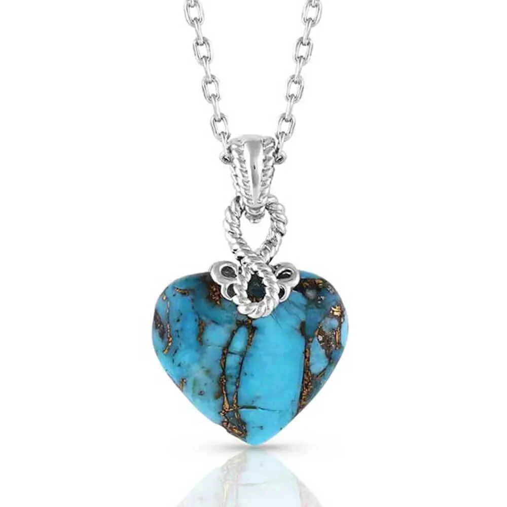Montana Silversmiths Womens Untamable Heart of Stone Necklace - NC5189 - Image 3