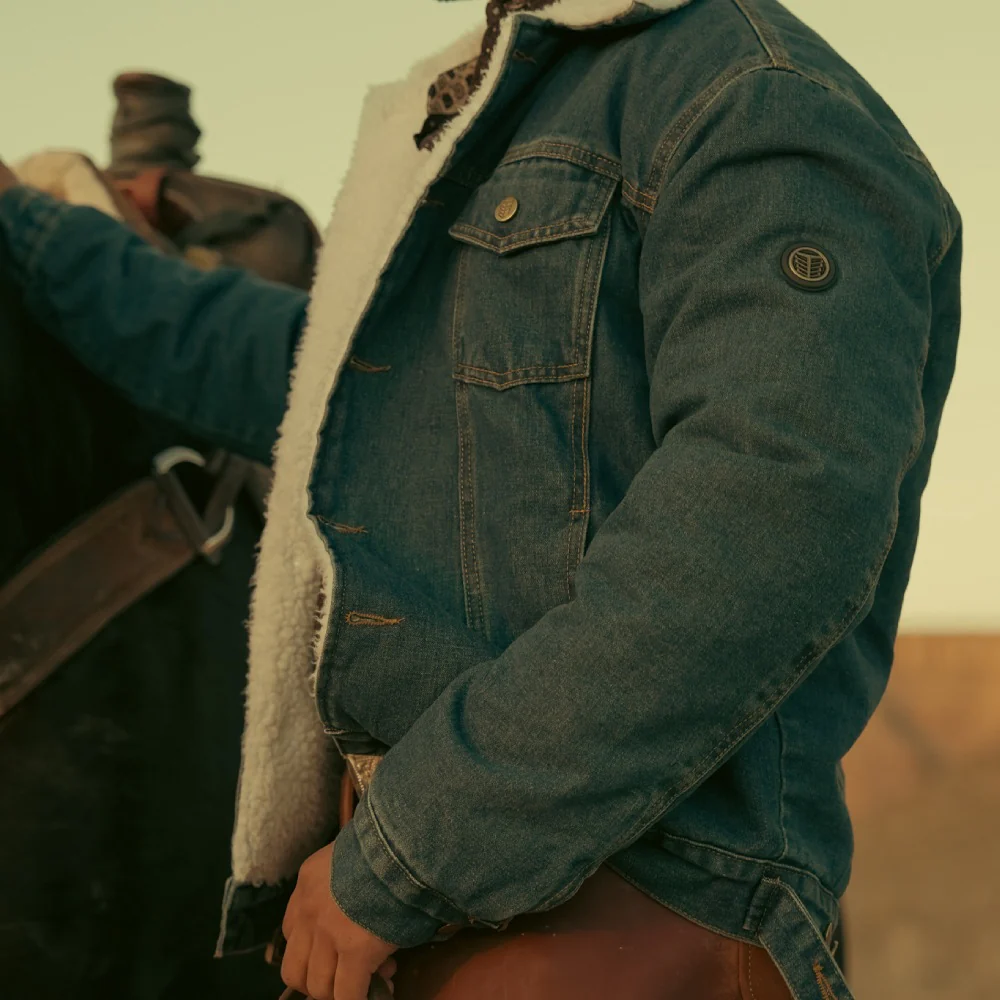Tempco Mens Hank Sherpa Denim Jacket - TM9000 - Image 3
