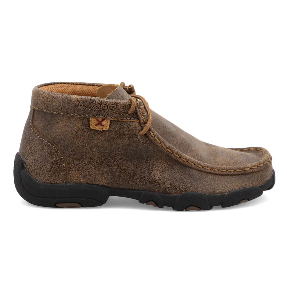 Twisted X Boys Leather Chukka Driving Moc Shoes - YDM0001 - Image 3
