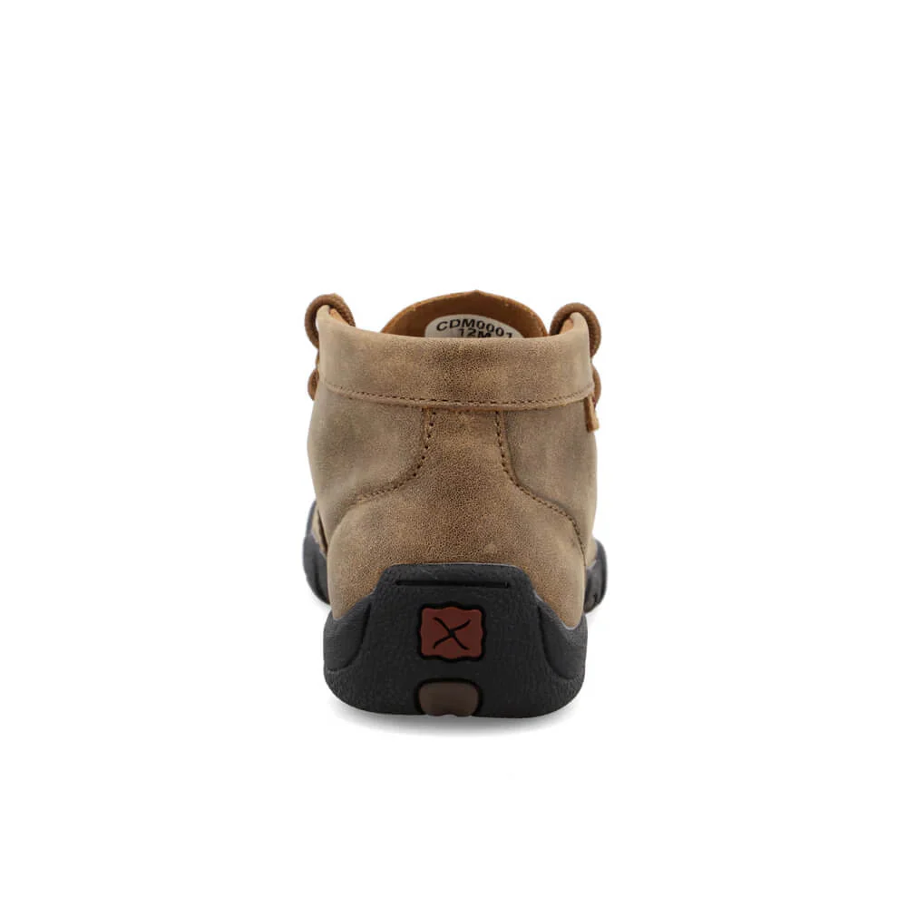 Twisted X Kids Chukka Driving Moc Shoes Brown - CDM0001 - Image 3
