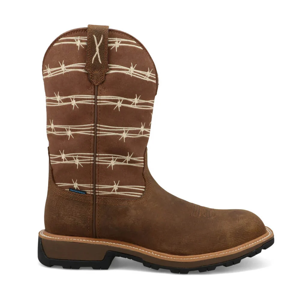 Twisted X Mens 11" UltraLite X™ Work Boots Brown - MUNW003 - Image 4