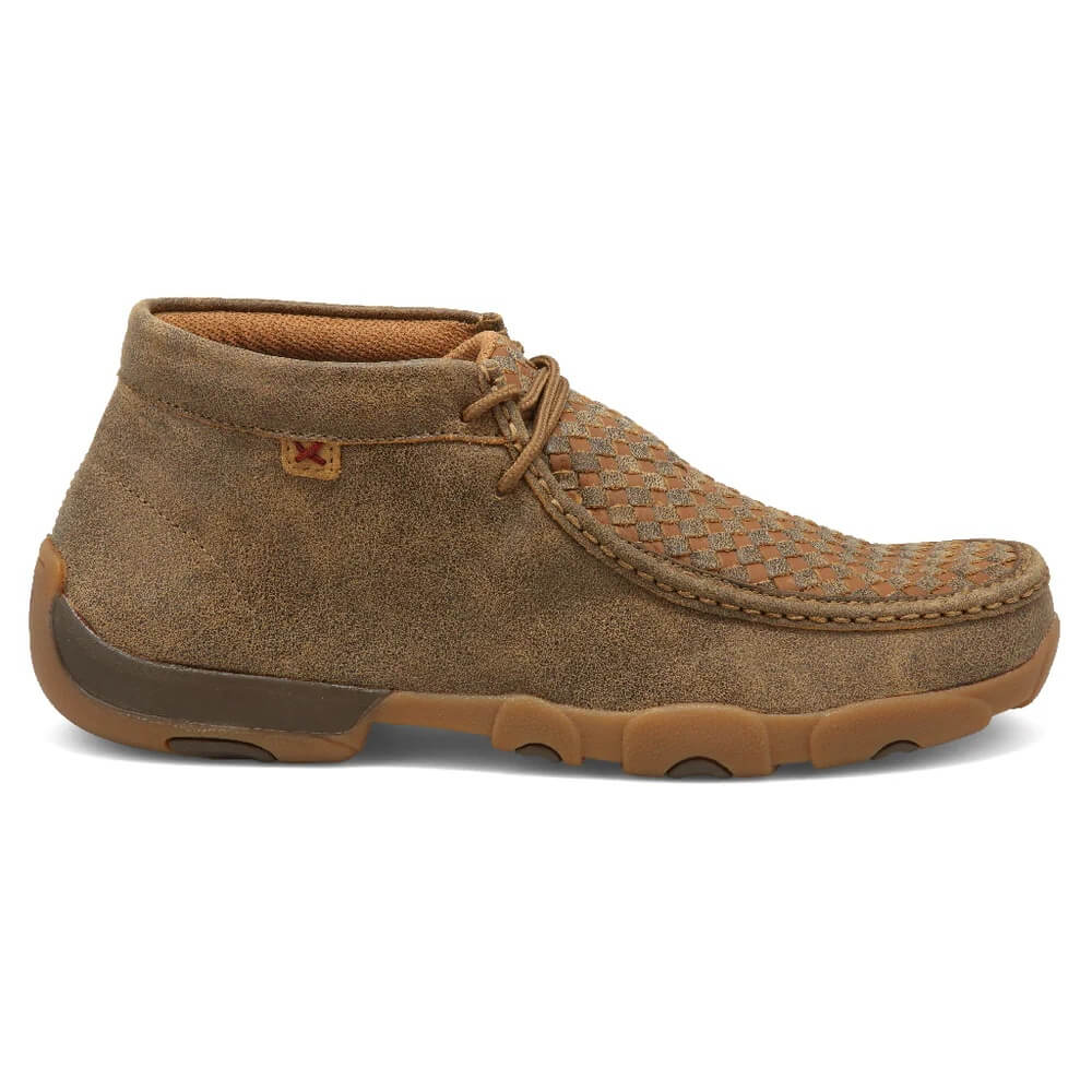 Twisted X Mens Chukka Driving Moc Shoes Brown - MDM0033 - Image 4