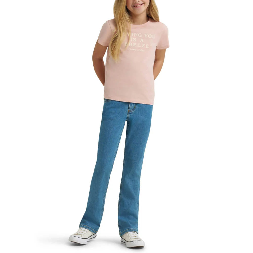 Wrangler X Lainey Wilson Girls Breeze T-Shirt Pink - 112375639 - Image 3